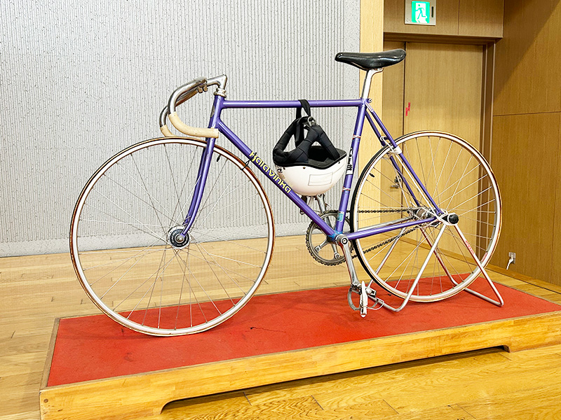 競技用自転車実物展示品